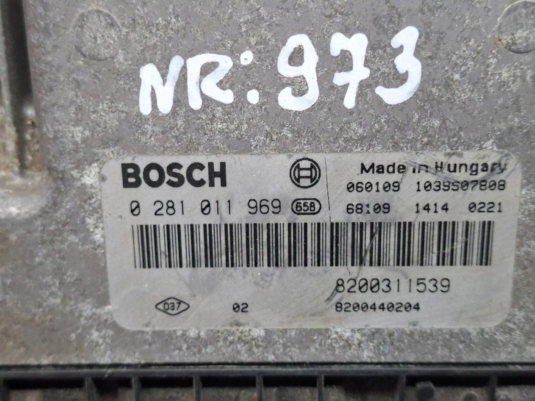 control unit of the engine 0281011969 8200311539 8200440204 RENAULT 1.9 DCI