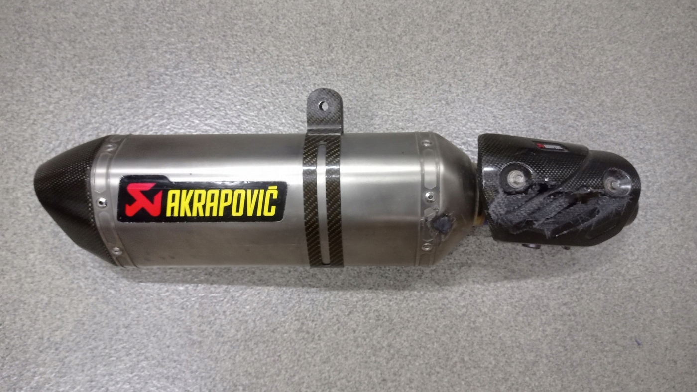 KAWASAKI ZX-6R 09-20 636 ВИХЛОП AKRAPOVIC ТИТАН UZ