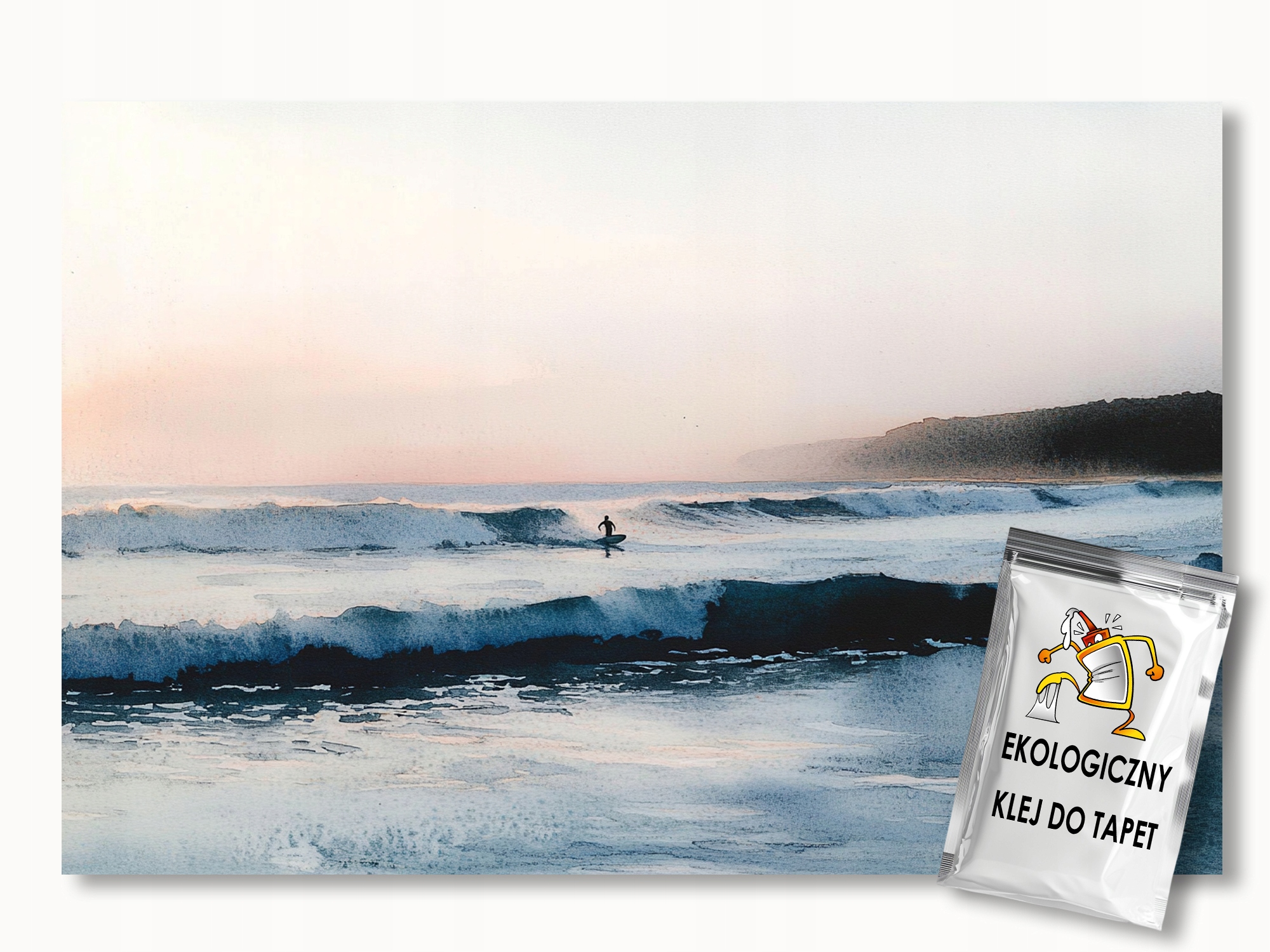 Fototapeta Flizelina Krajina Moře Oceán Vlny Večer Surfování 250x175 110g