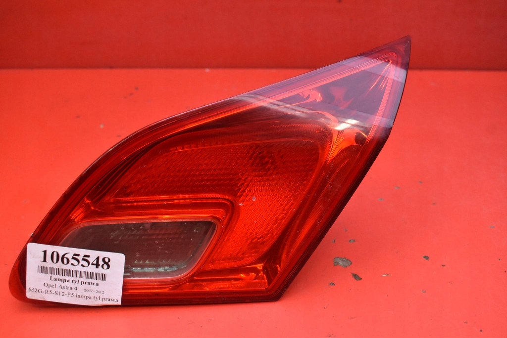 light right rear part rear OPEL ASTRA 4 IV J 5D HB 09-12