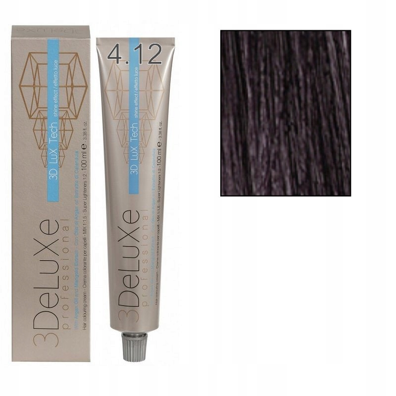 

3DELUXE Farba Do Włosów 100ML 4.12
