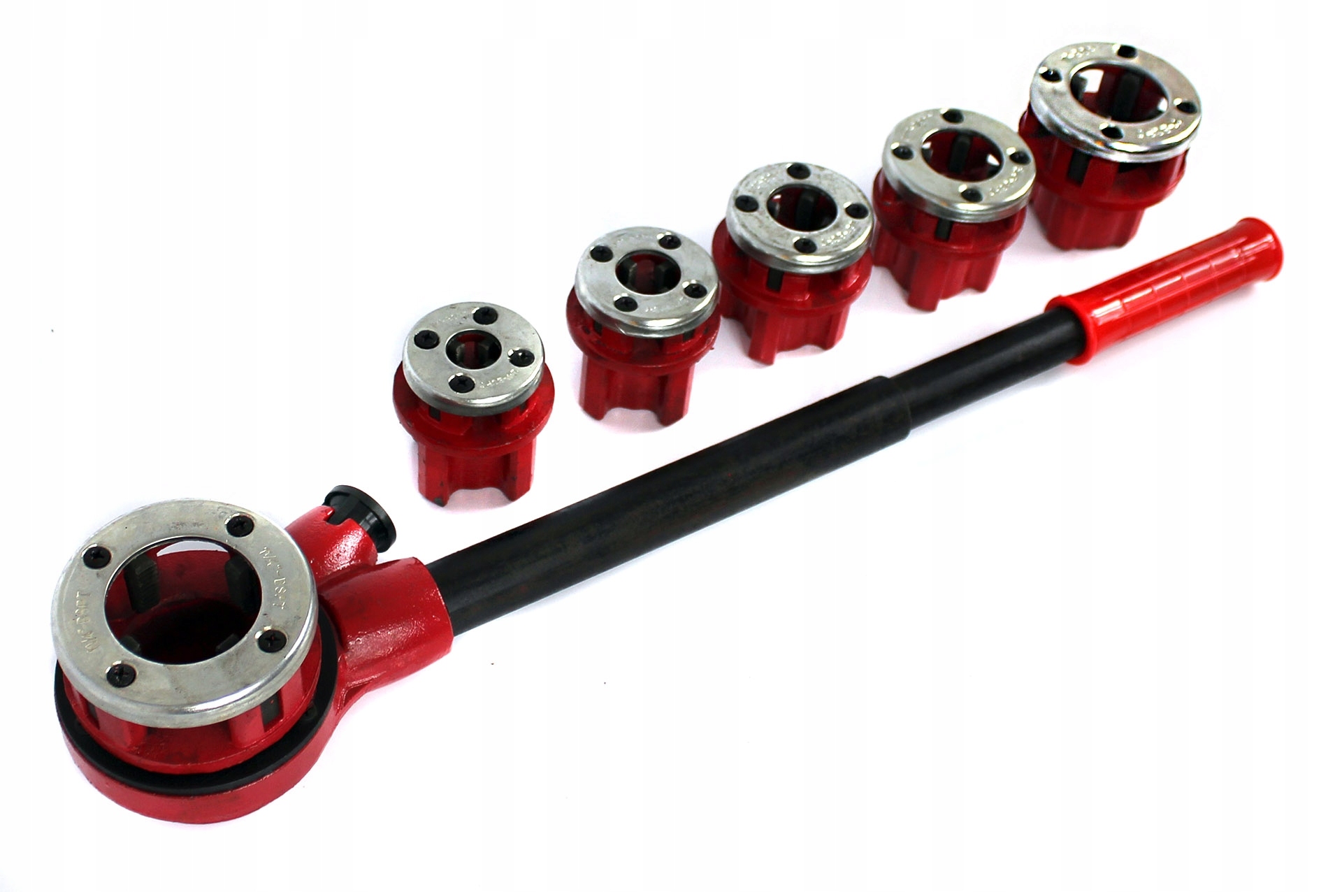 GWINTOWNICA RĘCZNA DO RUR Z GRZECHOTKĄ NARZYNKA 6 Zasilanie akumulatorowe