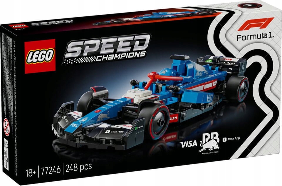 stavebnice Lego Speed Champions 77246 Formule F1 Visa Cash App Rb Vcarb 01