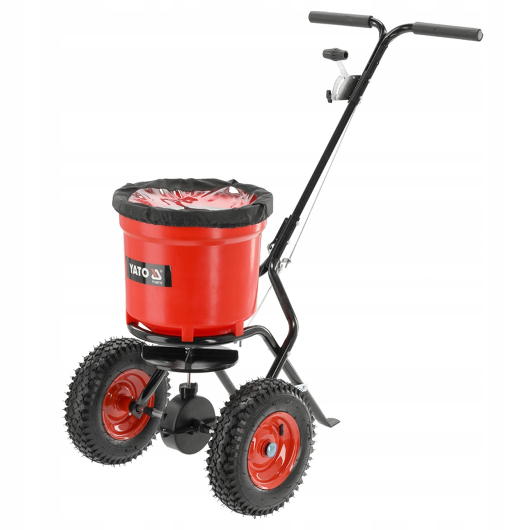 Rotačný záhradný sejací stroj Yato YT-86715 na hnojivo, piesok, semená 23 l 25 kg