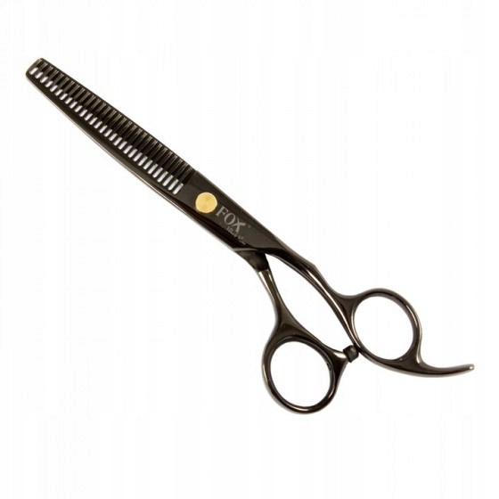Fox Black Rose Profesjonalne Degażówki Fryzjerskie Do Strzyżenia Włosów 6"