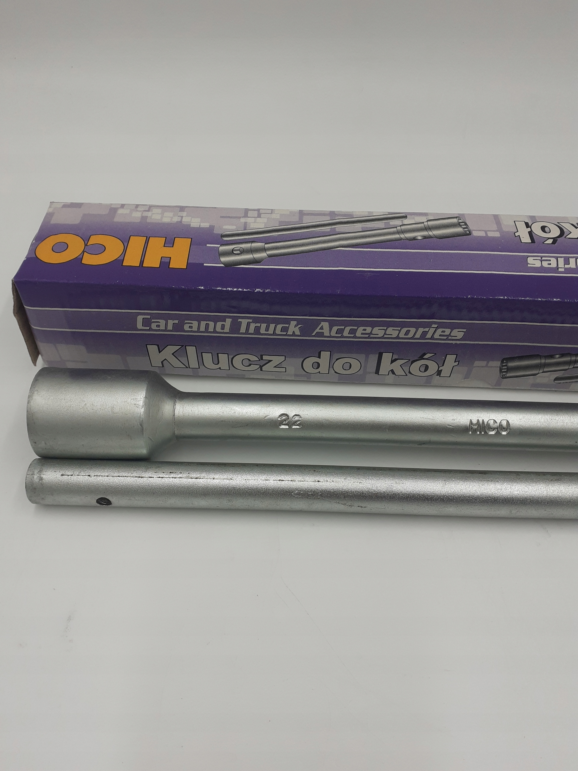 Klucz 22mm Do Kół Prosty Z Przetyczką Jednostronny