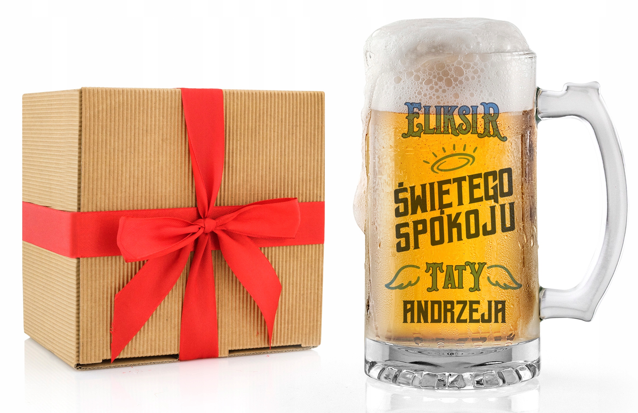 

Kufel Na Piwo dla Taty dowolne Imię