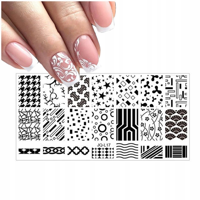 

Blaszka Płytka do Stempli S JQ-L17 Manicure Wzorki