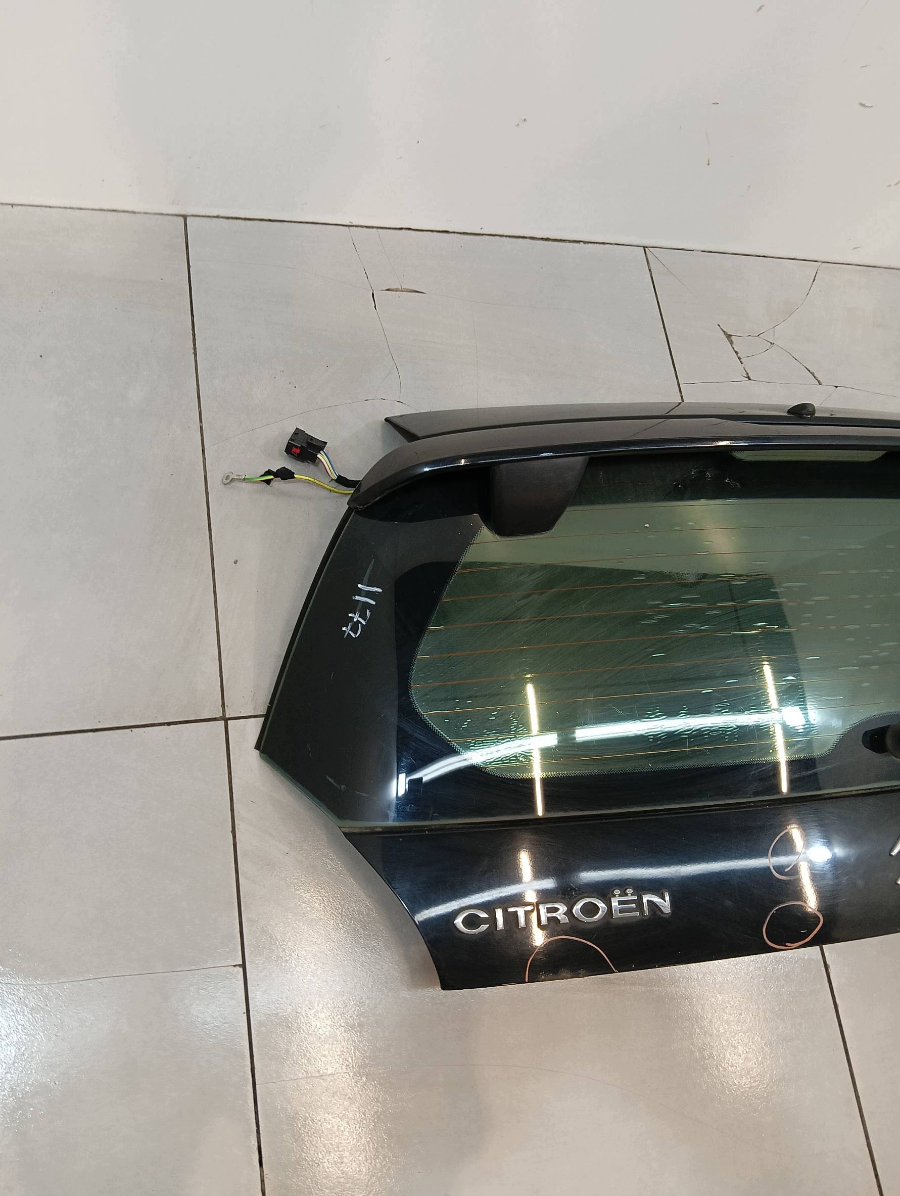boot door black VTS VTR SPOILER LOTKA black Citroen C2 and (2003-2009)