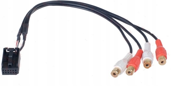 Złącze Aux/line Vw-audi 12-PIN/4XRCA