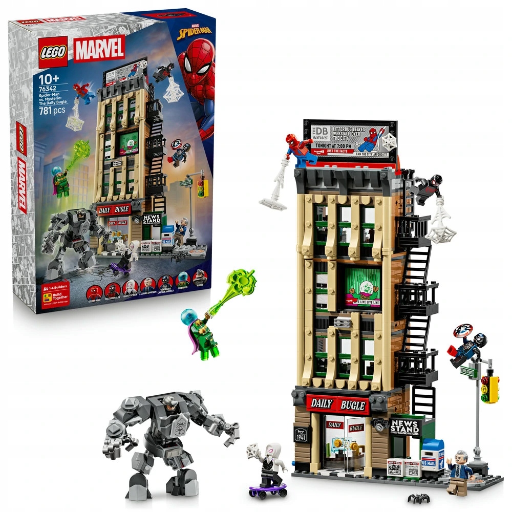 Lego Marvel 76342 Spider-Man vs. Mysterio: Daily Bugle