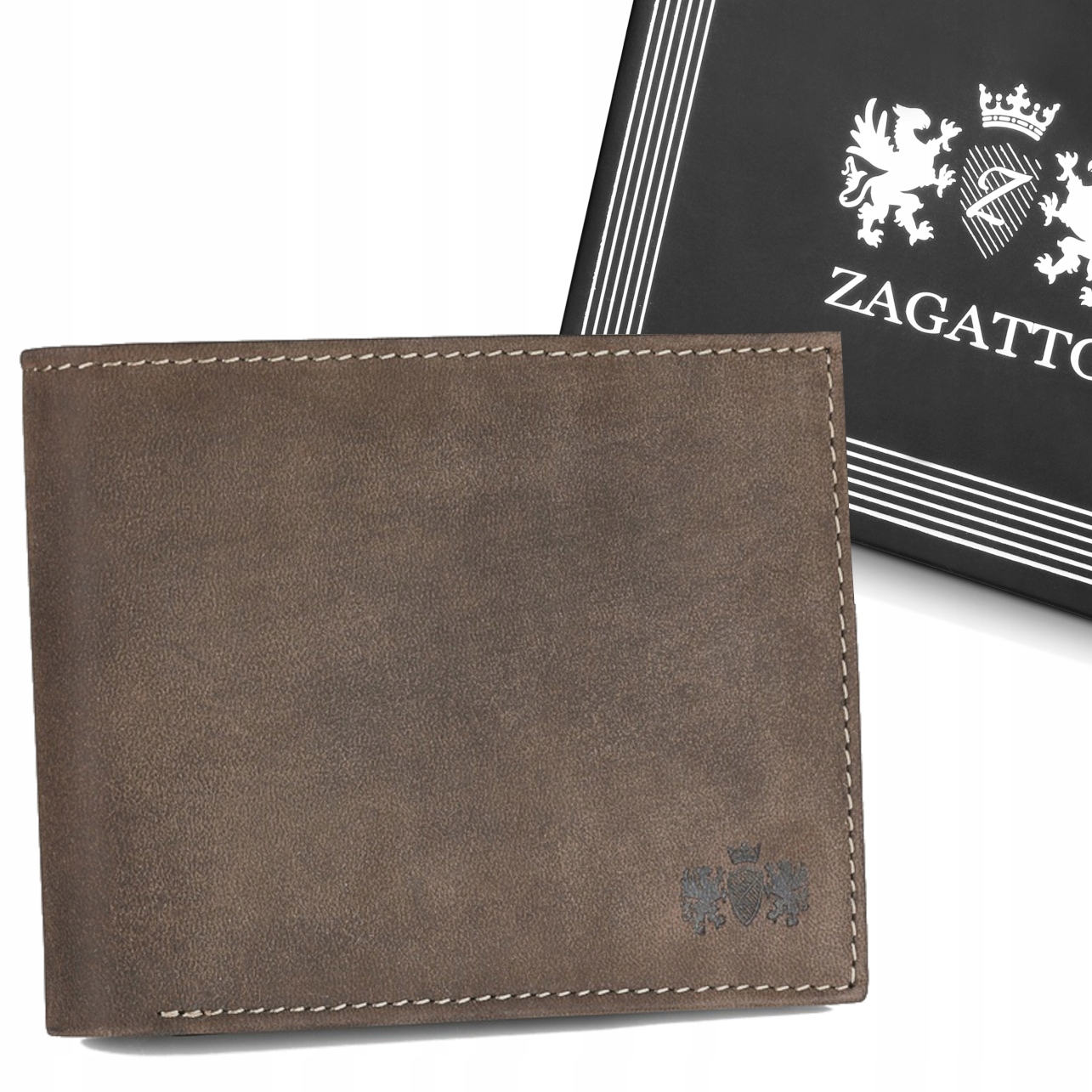 

Portfel skórzany męski Rfid Block Zagatto premium