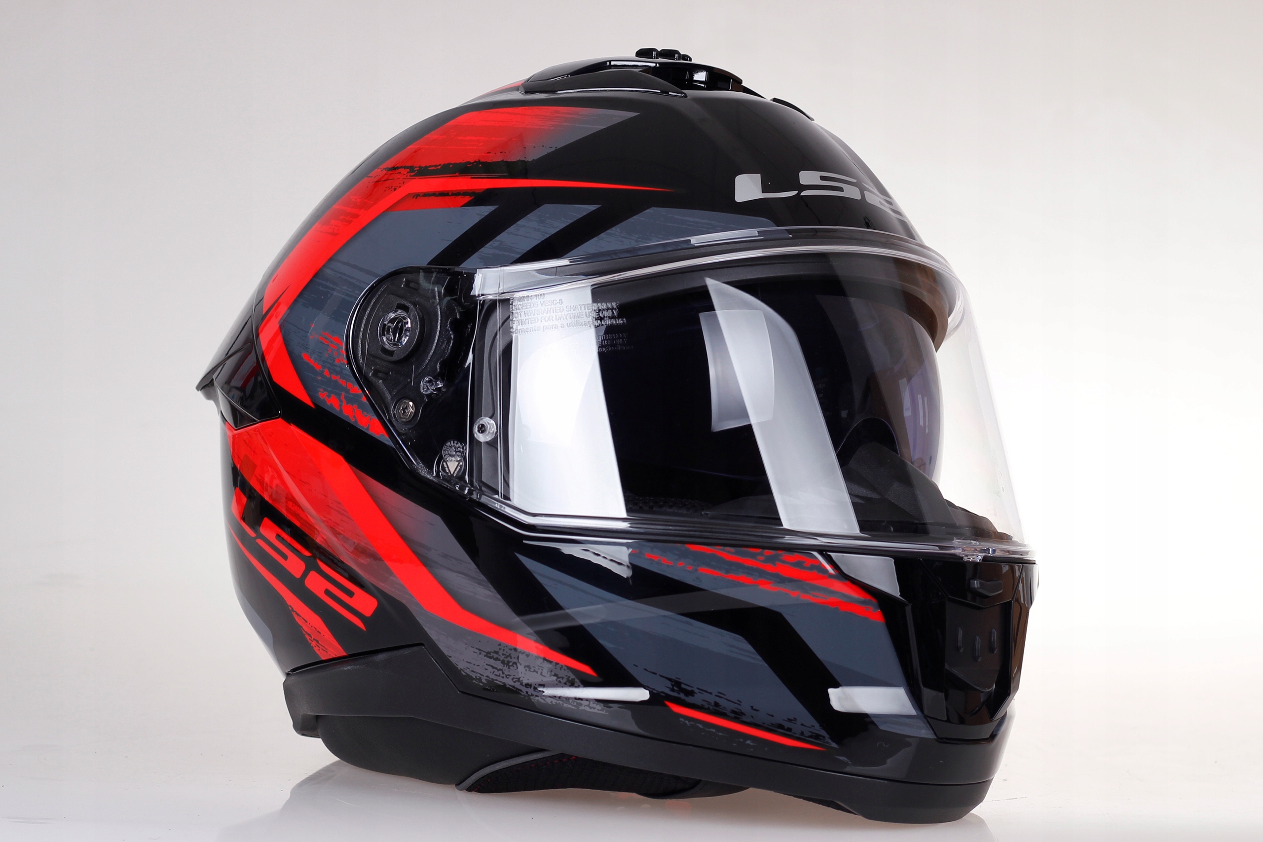 KASK MOTOCYKLOWY LS2 FF808 STREAM II ECE 22.06 blenda Fury red Producent LS2