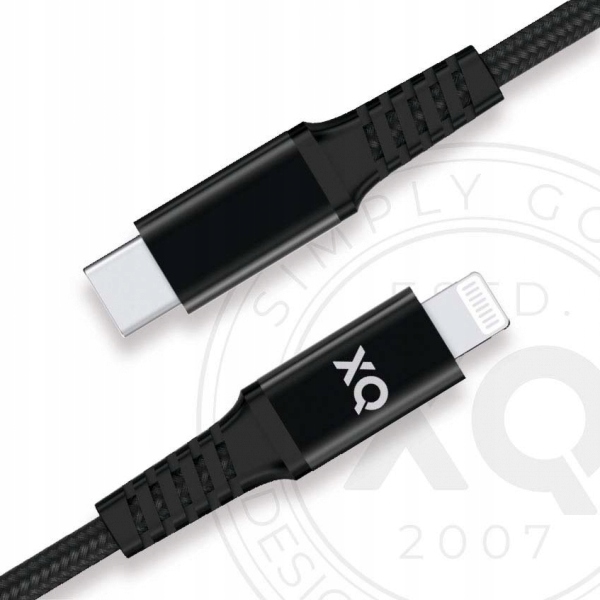 Soundlogic Kabel Przewód Lightning do USB-C 2M - BLACK Stan opakowania oryginalne