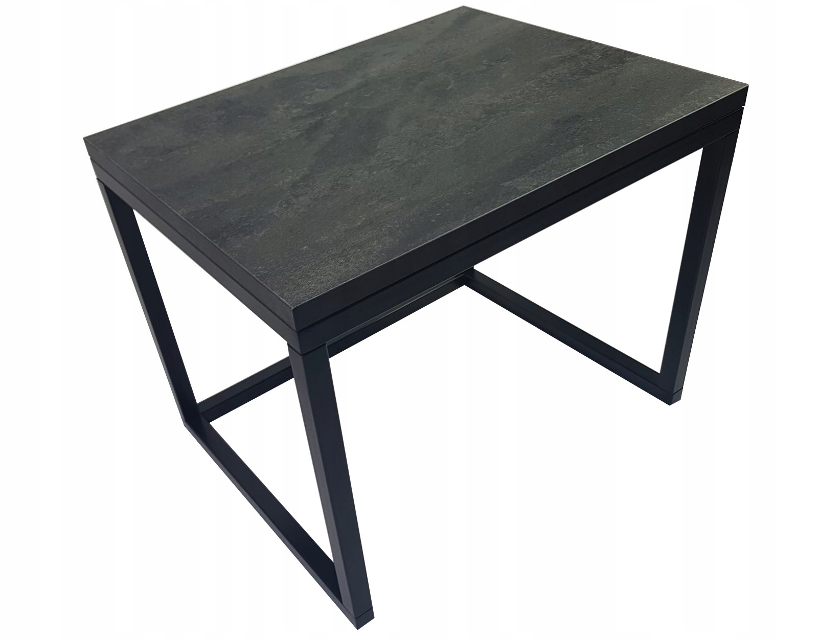 Noční Stolek Řady Eleganza Černý Beton