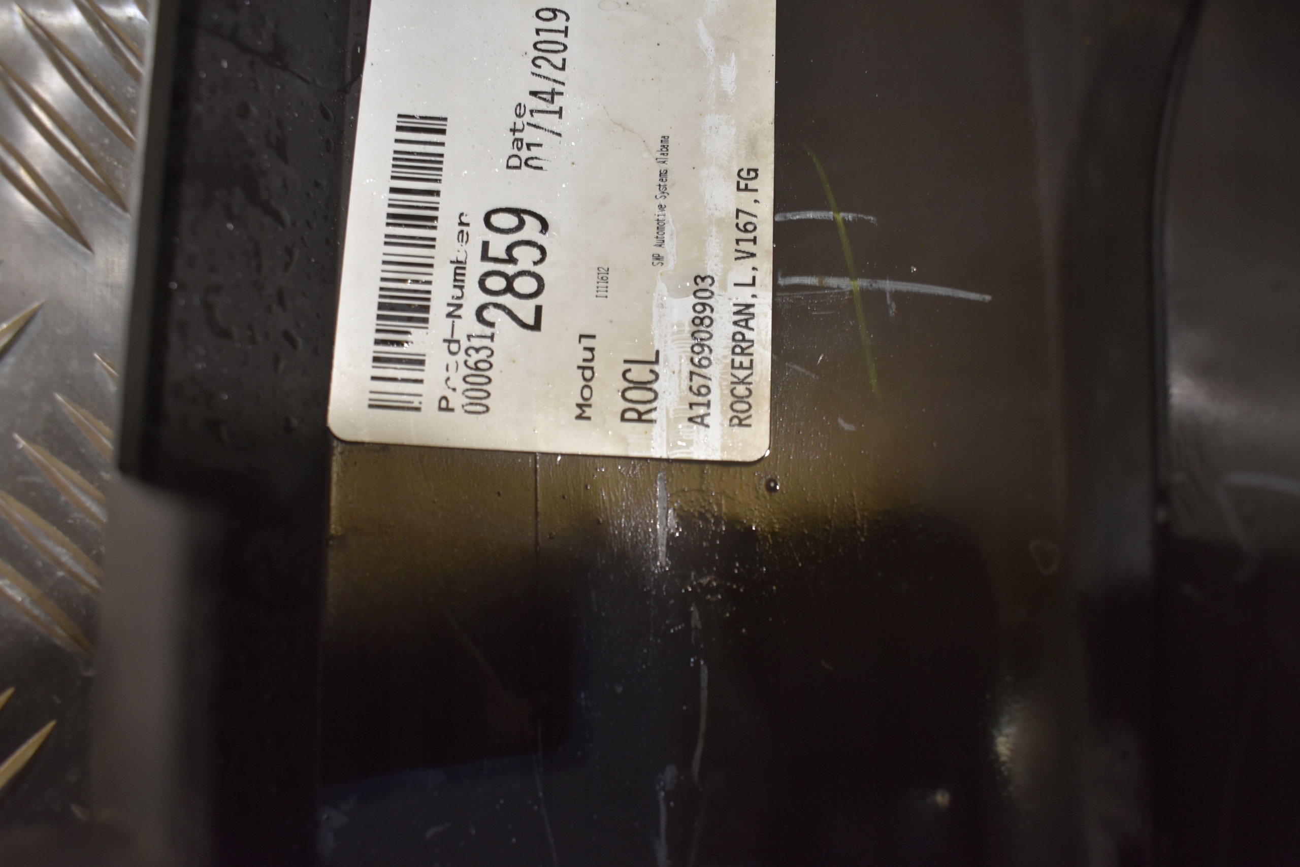 IDEALNA moulding threshold left holder MERCEDES GLE W167 SUV 1