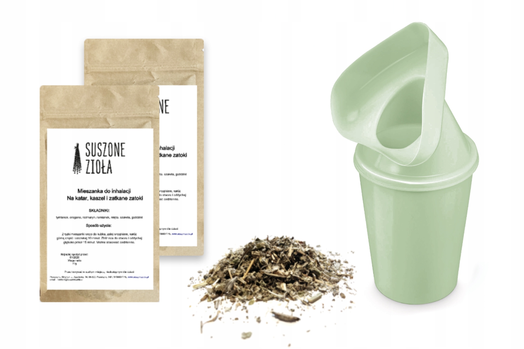 Inhalator 2 Mieszanki Do Inhalacji Na Katar, Kaszel I Zatkane Zatoki