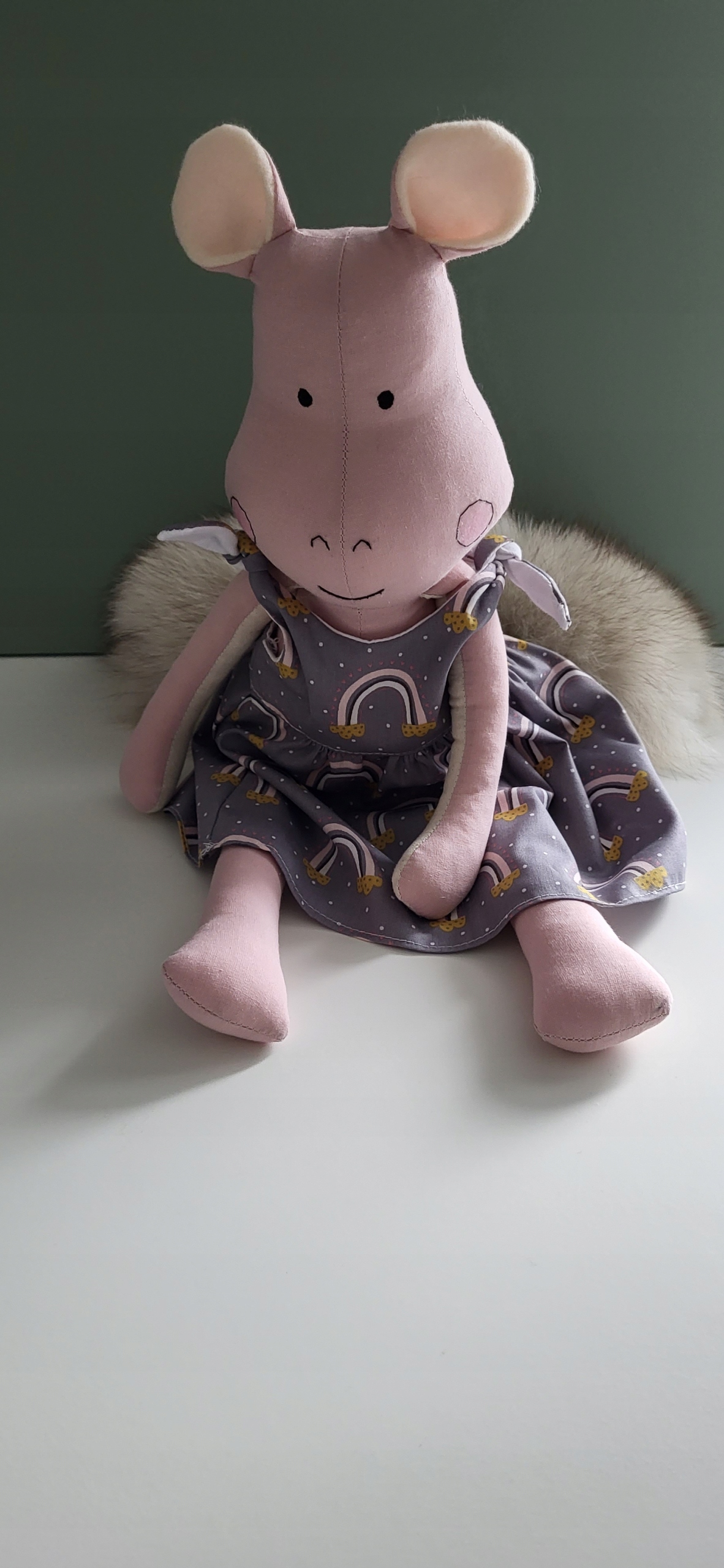 Hipcio hipcia hroch mazlíček ruční práce