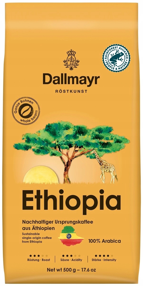 Levně Dallmayr Ethiopia 500 g káva káva