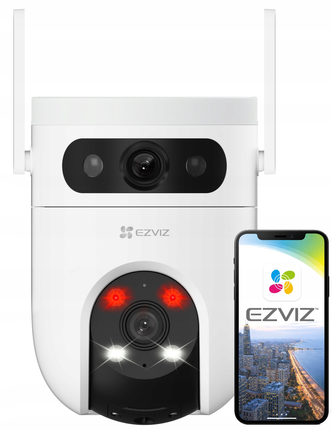 Kamera Obrotowa H9C 2K Ezviz 2w1 3MPx 3Mpx Podwójny obiektyw