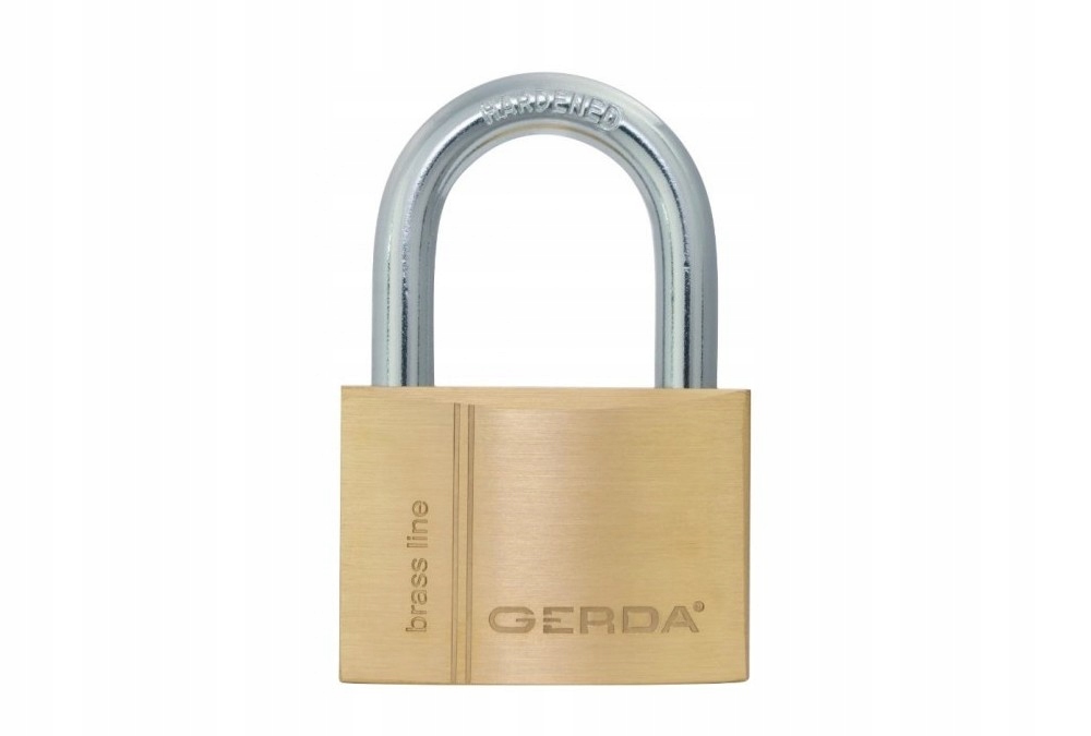 Kłódka GERDA BRASS LINE KMZ S6010A MOSIĄDZ 60MM Marka Gerda