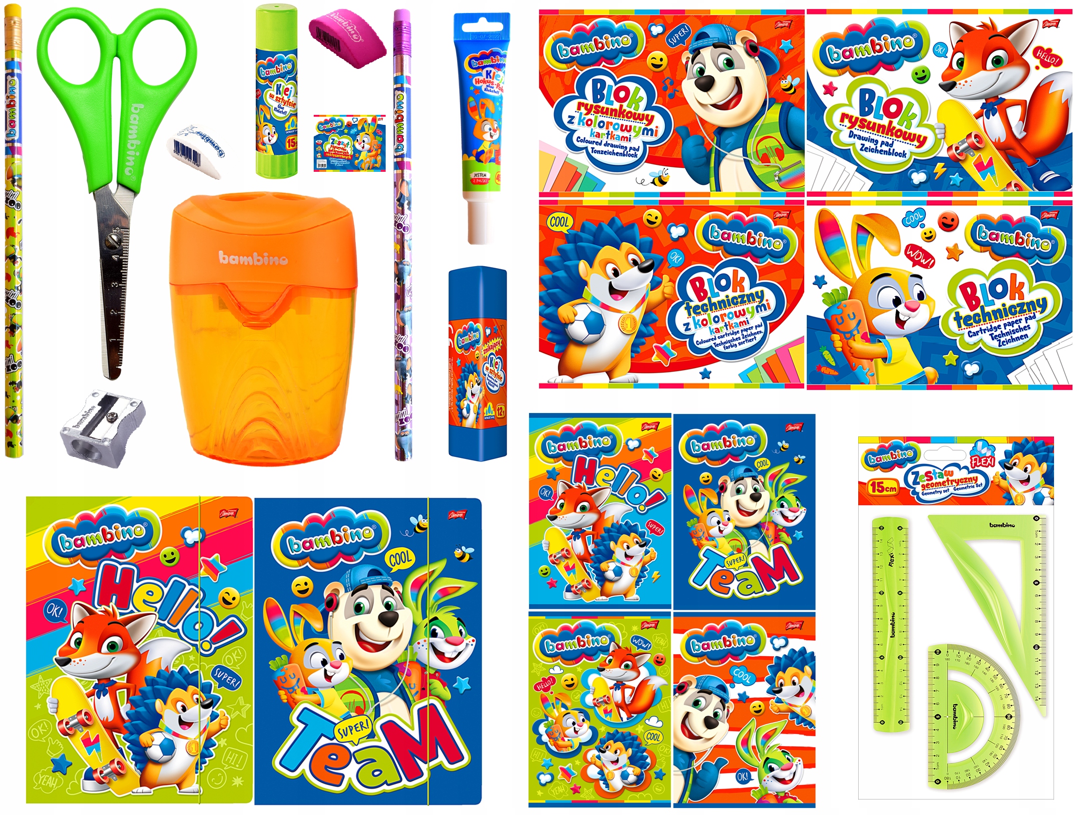 

Wyprawka Szkolna Bambino Zestaw Papierniczy cz. 1