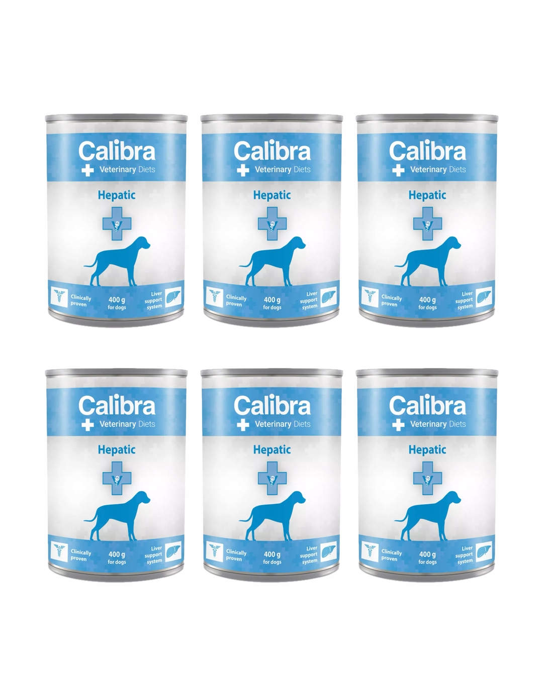 Levně Calibra Veterinary Diet Dog Hepatic Plechovka 6 x 400 g