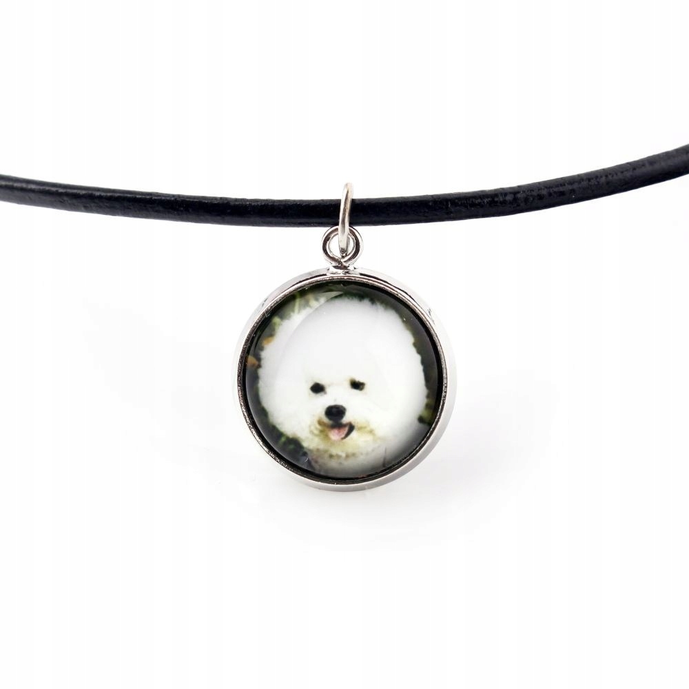 

Bichon Frise Naszyjnik Zawieszka z Twoim zdjęciem