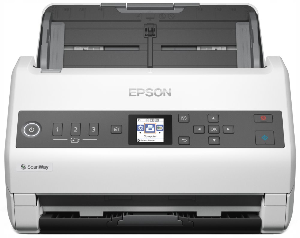 Epson skener WorkForce DS-730N/ Dokumentový/ A4/ 600dpi/ Usb/ Lan/ Dadf