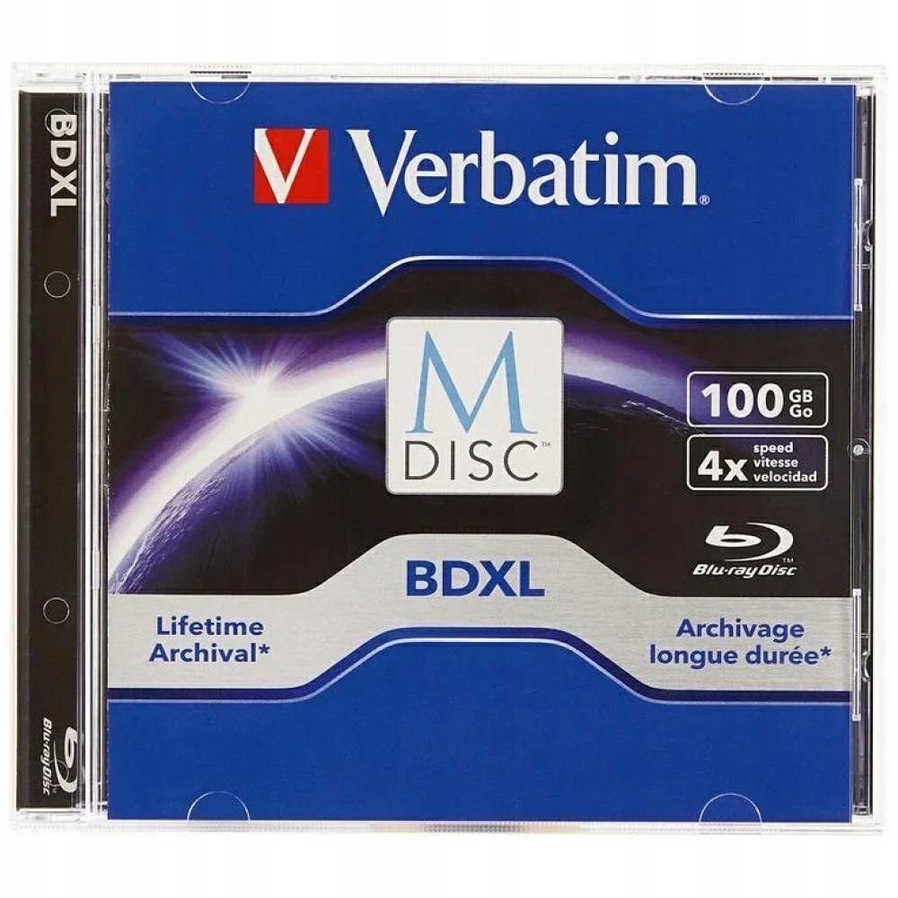 Bdxl deska Verbatim 100GB 4xSpeed pro tisk 5ks 43834