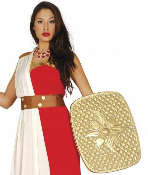 TARCZA RZYMIANINA GREKA LEGIONISTY WOJOWNIKA WOJOWNICZKI KARNAWAŁ ZŁOTA