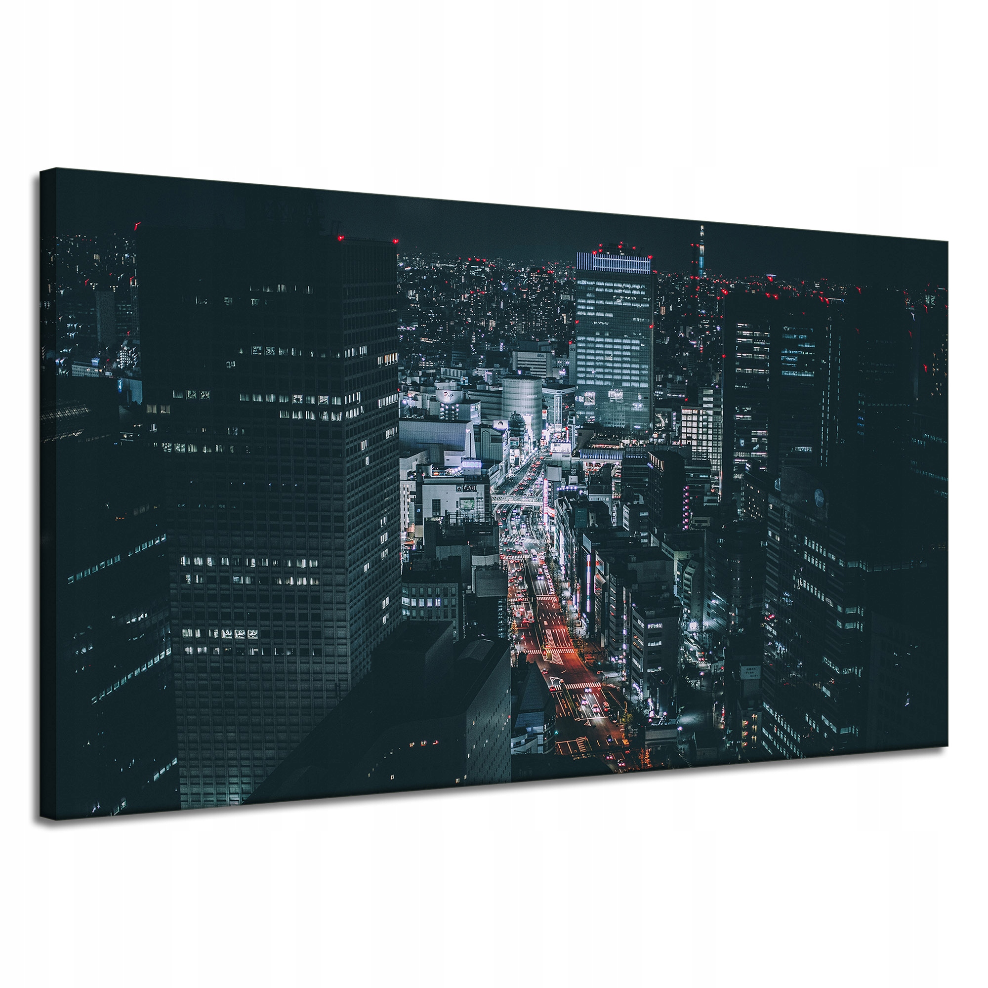 Obrazy na plátně Architektura Tokia v noci 120X70