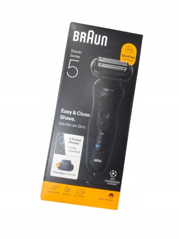 Braun Series 5 Golarka Elektryczna Bezprzewodowa Maszynka 52-N1200S Seria