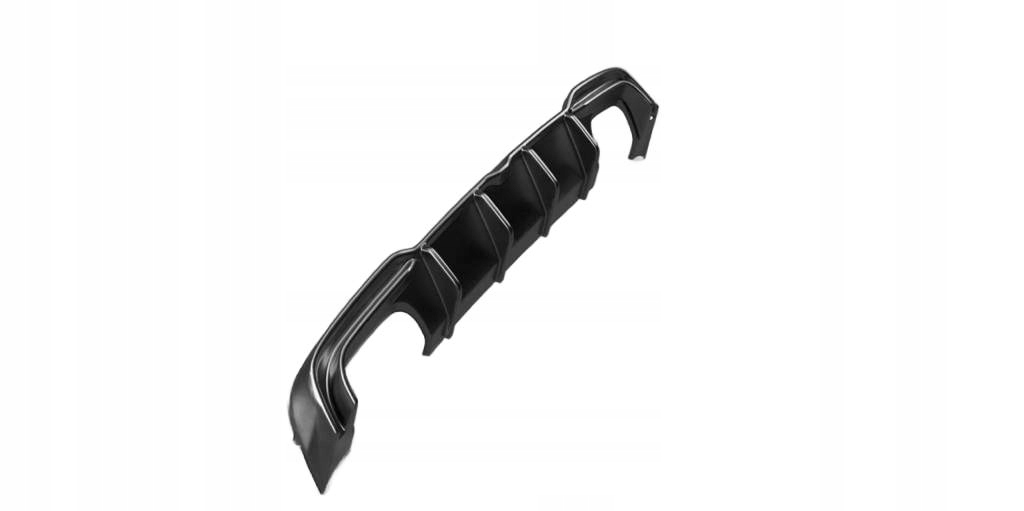 Dyfuzor tylny do AUDI A3 (8V) Sportback 2016-2020 czarny połysk