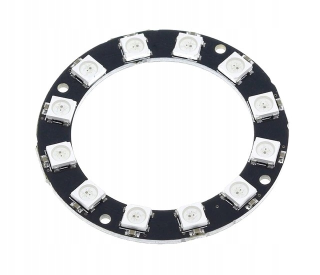 

736 Pierścień Ring 12 diod Led WS2812B 5050 Rgb