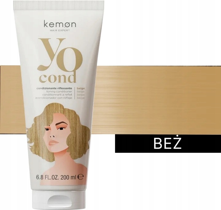 Kemon Yo Cond barvicí kondicionér Beige béžový 200 ml