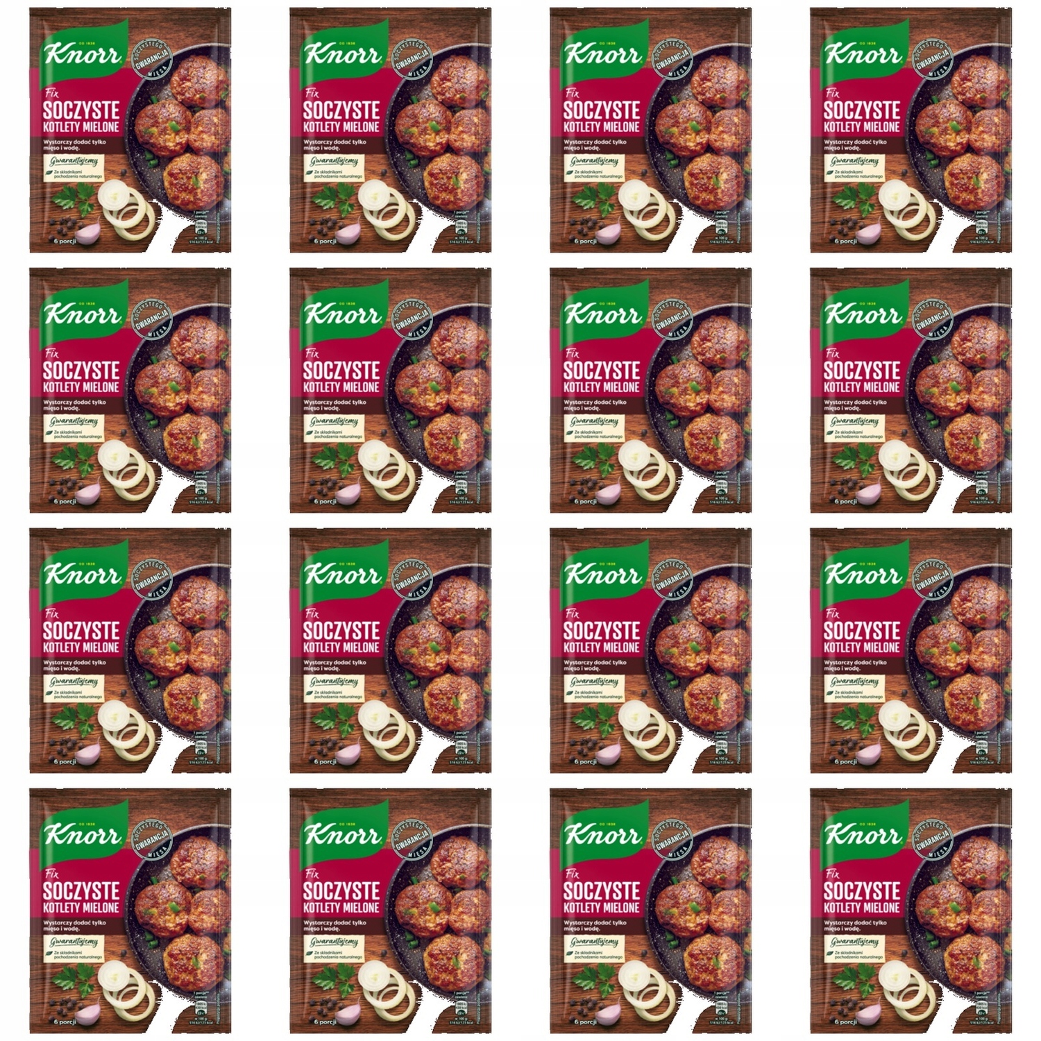 16x 70g Knorr fix soczyste mielone Karton