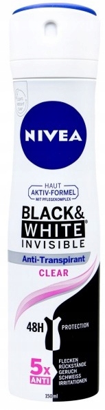 

Nivea Black &White Invisible Dezodorant 150 ml