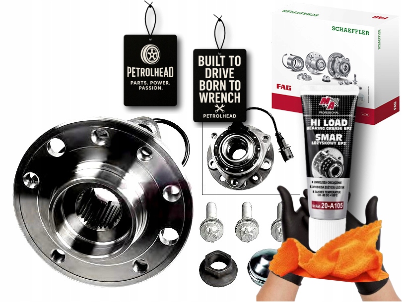 Ložisko Kola Opel Přední Vectra C Fag #Petrolhead Pro+ Kit7