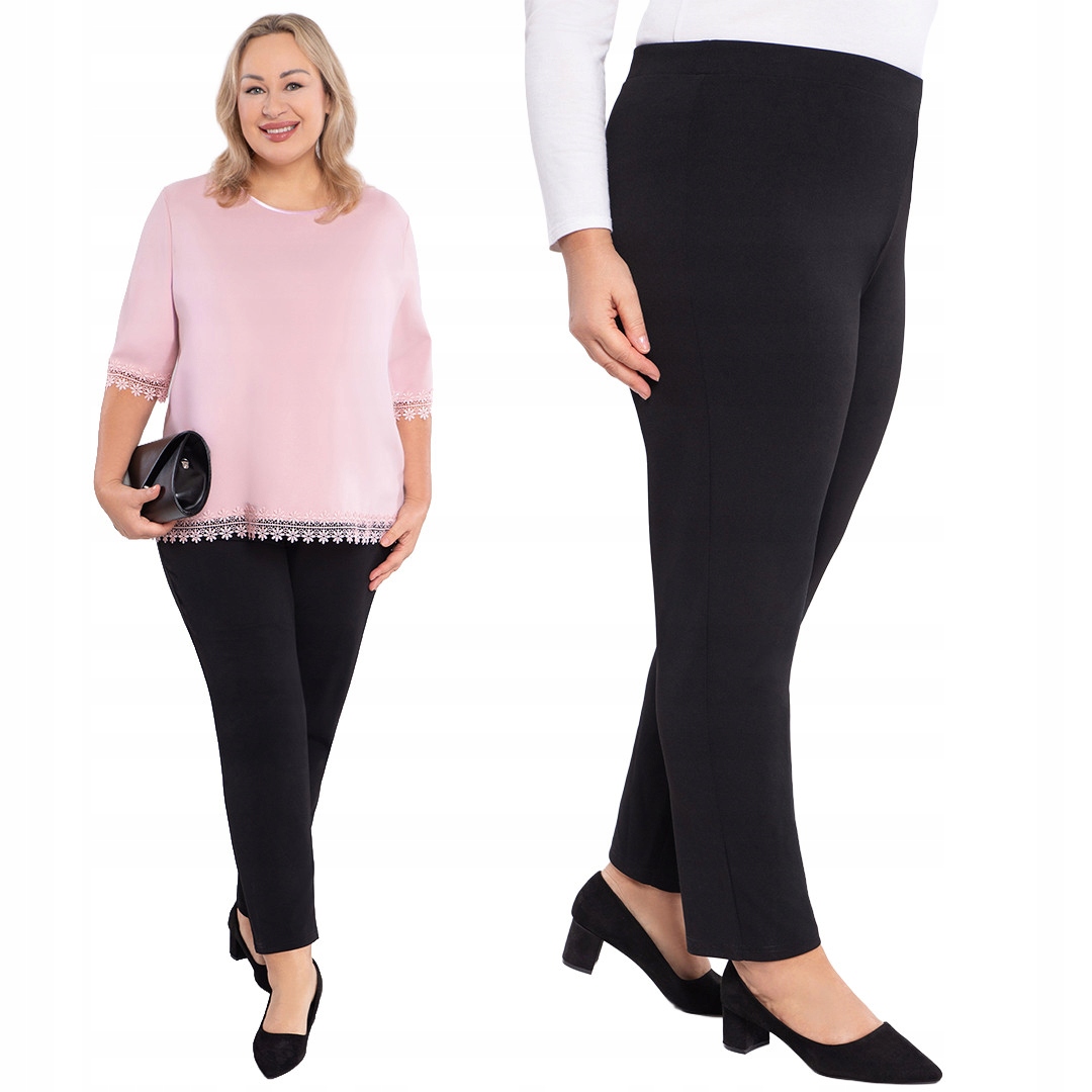 Černé společenské kalhoty 56