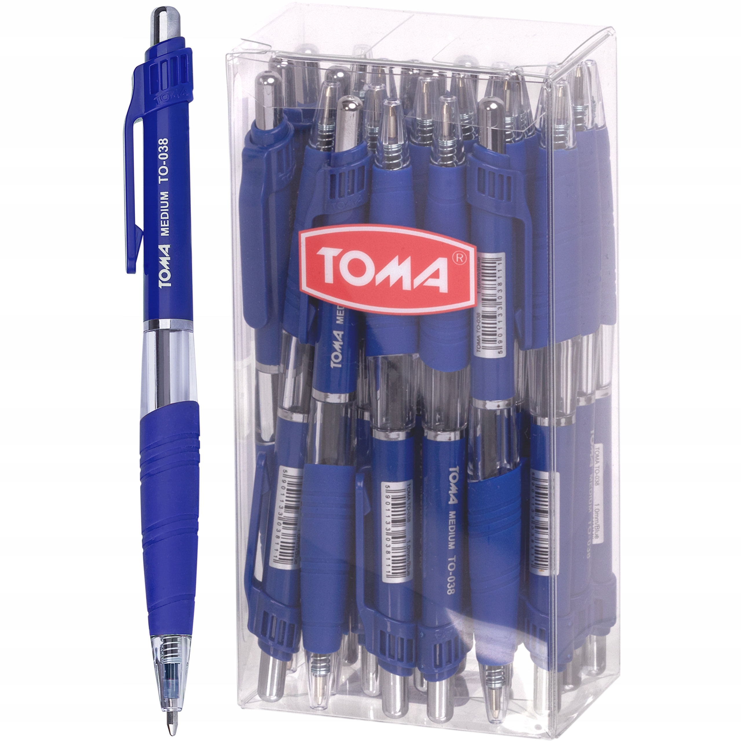 

Długopis automatyczny Toma To-038 niebieski 24 szt