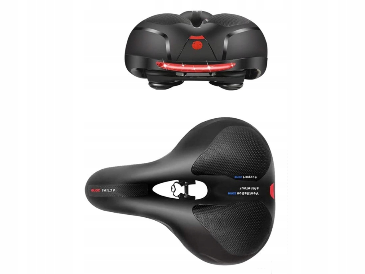 SIODEŁKO ROWEROWE ŻELOWE z ODBLASKIEM Model RW5G