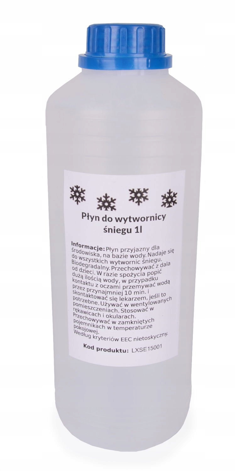 PŁYN DO WYTWORNIC ŚNIEGU Eurosnow / 1L/ BEZPIECZNY Marka Velleman
