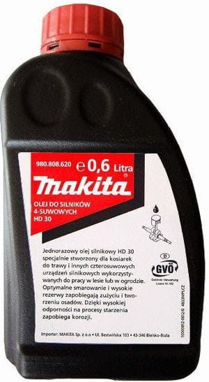 

Olej do kosiarki silnik 4-suwowy Makita HD30 0,6 l