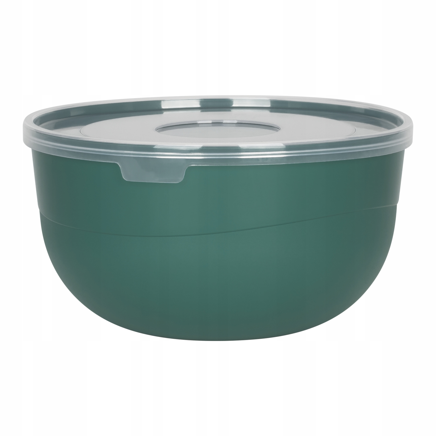 MISECZKA MISKA KUCHENNA PLASTIKOWA DO ŻYWNOŚCI Z POKRYWKĄ 1,2L 16CM ZIELONA Stan opakowania oryginalne