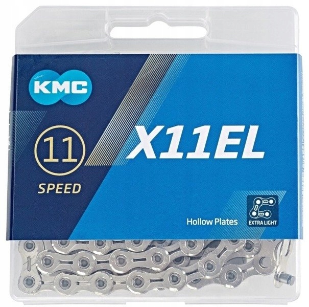 

Łańcuch rowerowy Kmc X11EL 11-rz 118 Sr Spinka