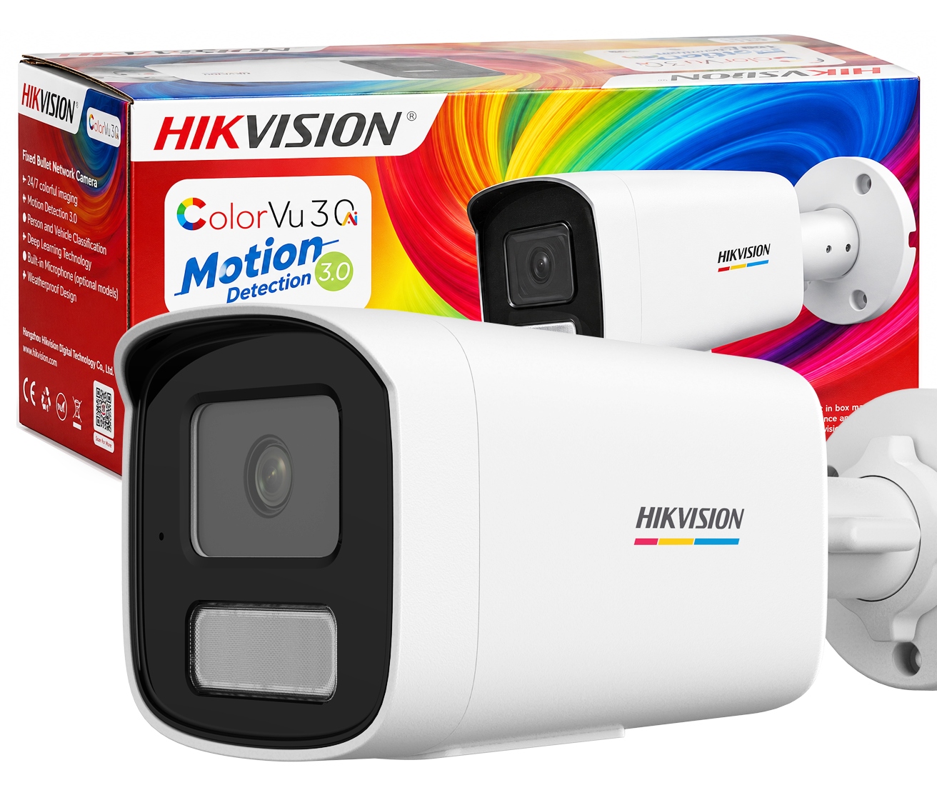 4MPx Hikvision DS-2CD1T47G3-LIU Ip kamera 4mm ColorVu 3.0 plnobarevná