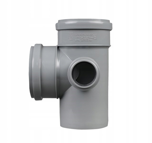 

Czwórnik Kanalizacyjny Pp 110/50 90° prawy Pcv