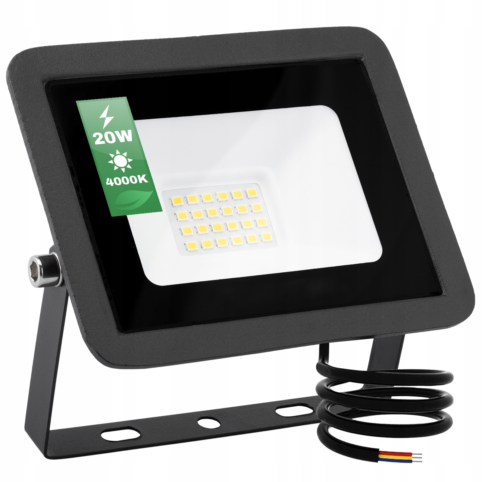 Naświetlacz LED 20W HALOGEN LAMPA REFLEKTOR IP65 WODOODPORNY ZEWNĘTRZNY