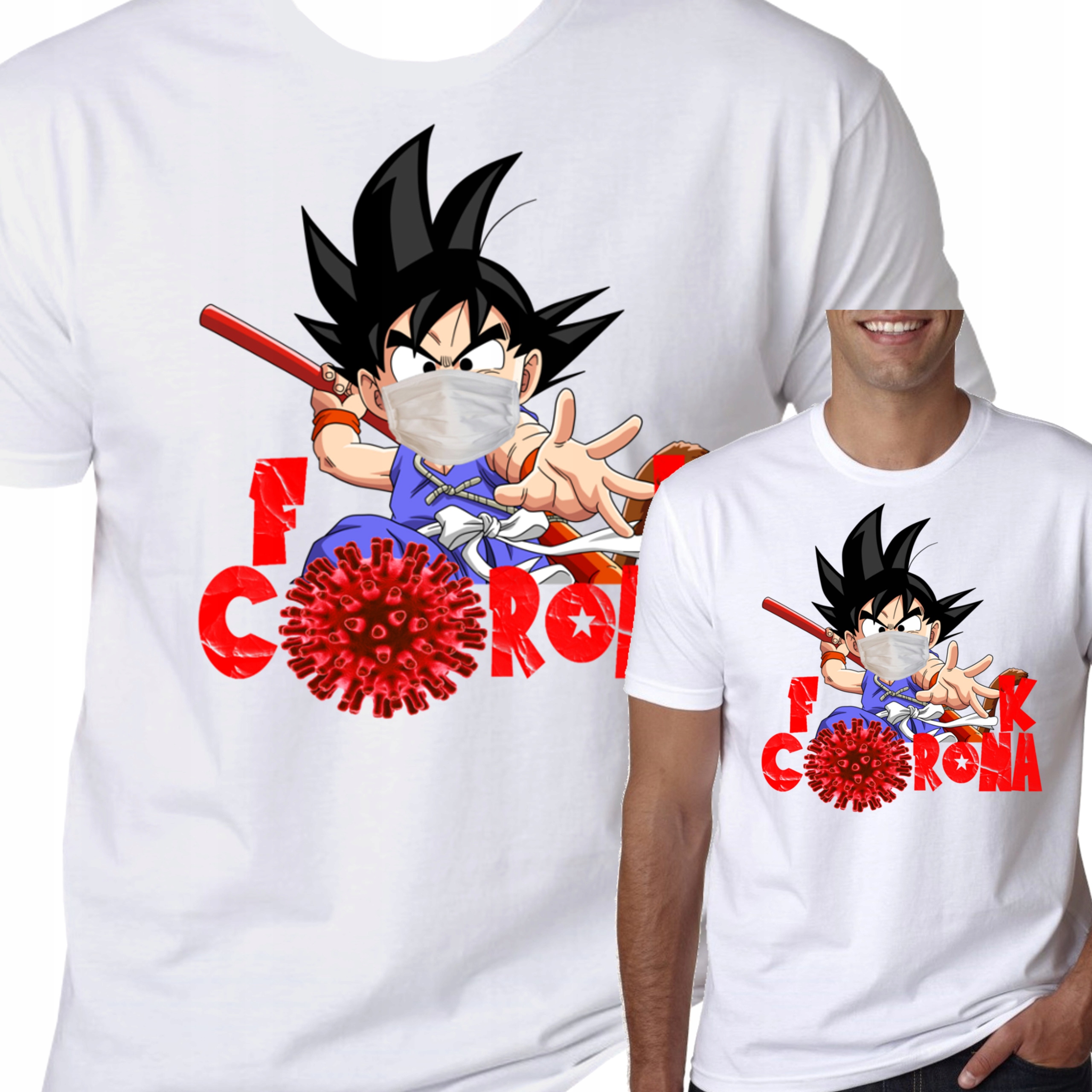 

T-Shirt Koszulka Dragon Ball Corona Covid XL 0333